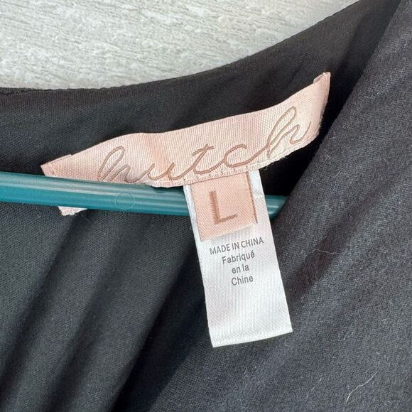 Anthropologie Hutch V-Neck Wide Leg Keyhole Jumpsuit L - Picture 9 of 10